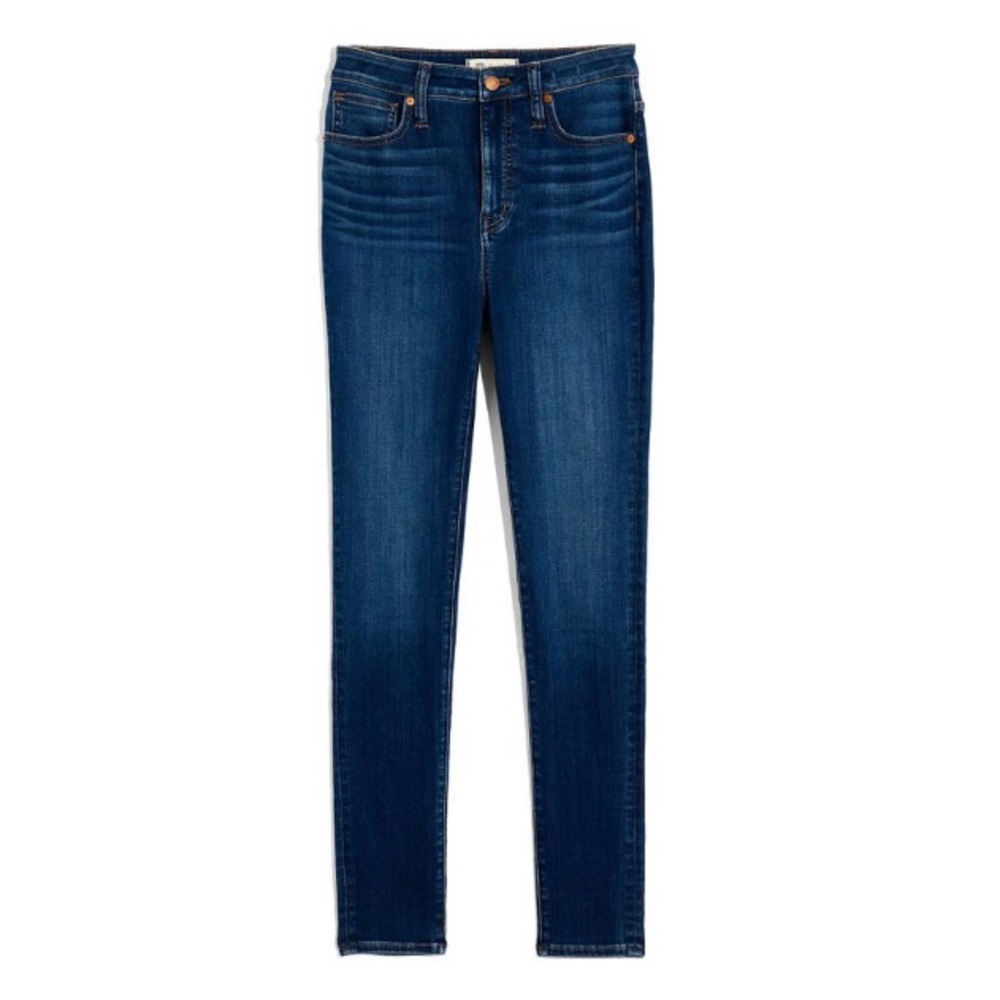 Madewell Dark Wash Curvy High Waist Skinny Jeans: Tencel Edition